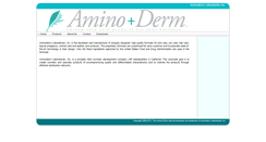 Desktop Screenshot of aminoderm.com